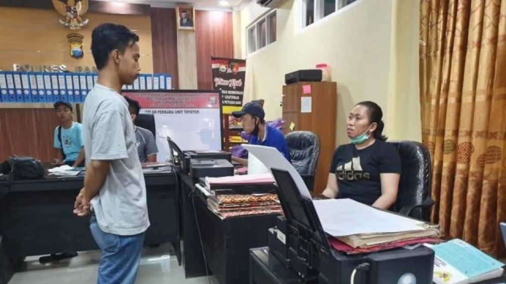 Pelaku perundungan diamankan Polres Pangkep. SP/ KMP