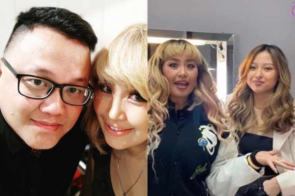 Potret Pinkan Mambo bersama suaminya, dan anaknya.