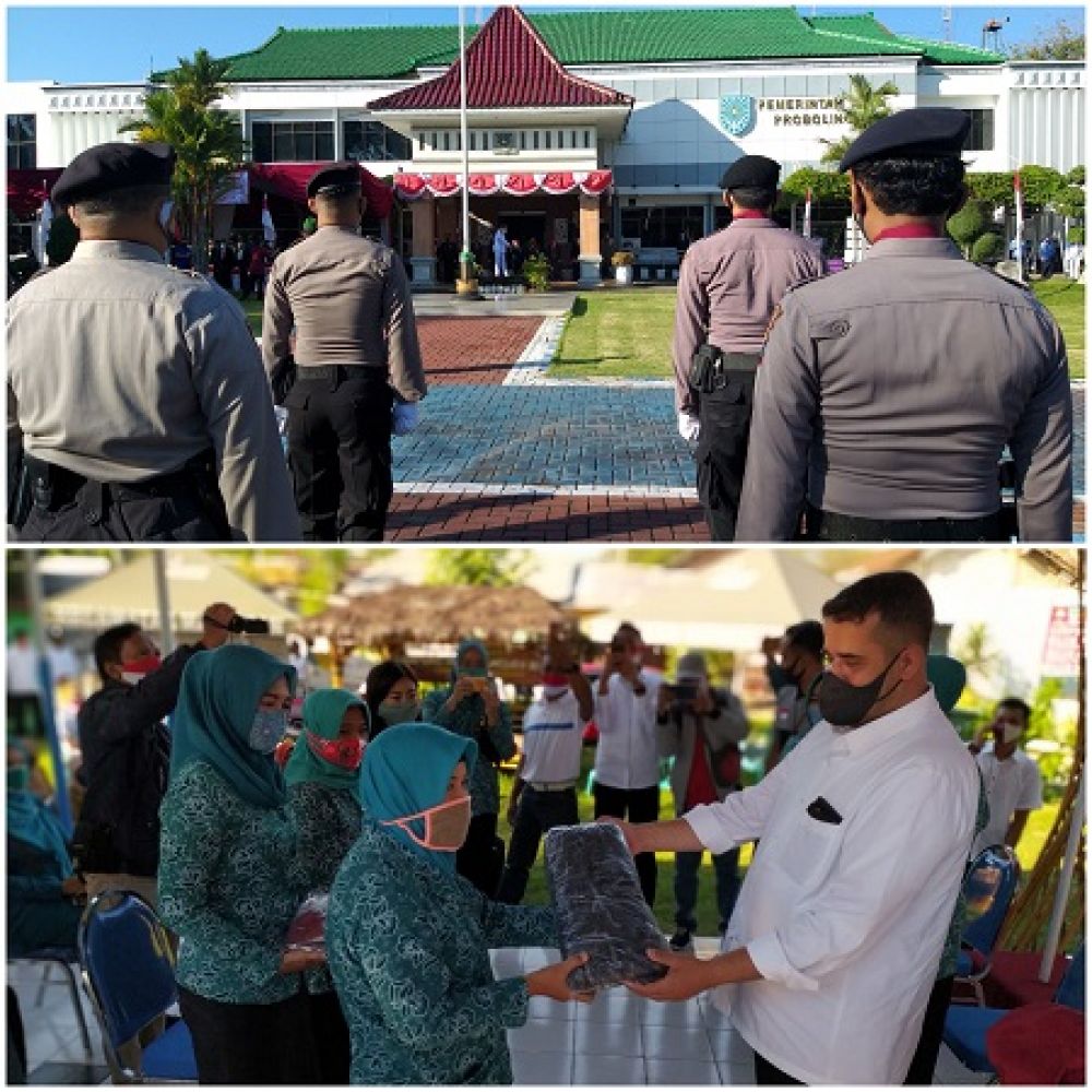 Tampak Rangkaian HUT RI ke-75 Pemkot Probolinggo. SP/ Wawan