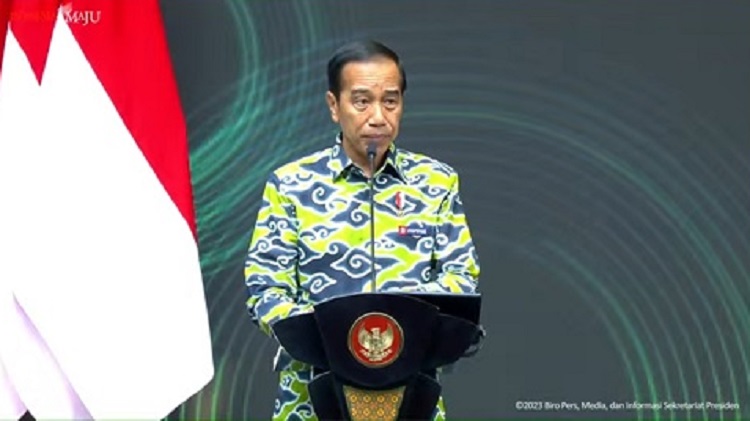 Presiden RI Joko Widodo pada acara Investor’s Daily Summit 2023