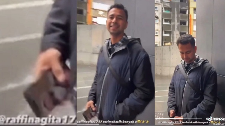 Raffi Ahmad saat terlihat video call dengan mimi bayuh. Dsy/SP