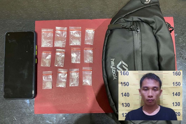 Kolase pelaku dan barang bukti yang diamankan polisi.