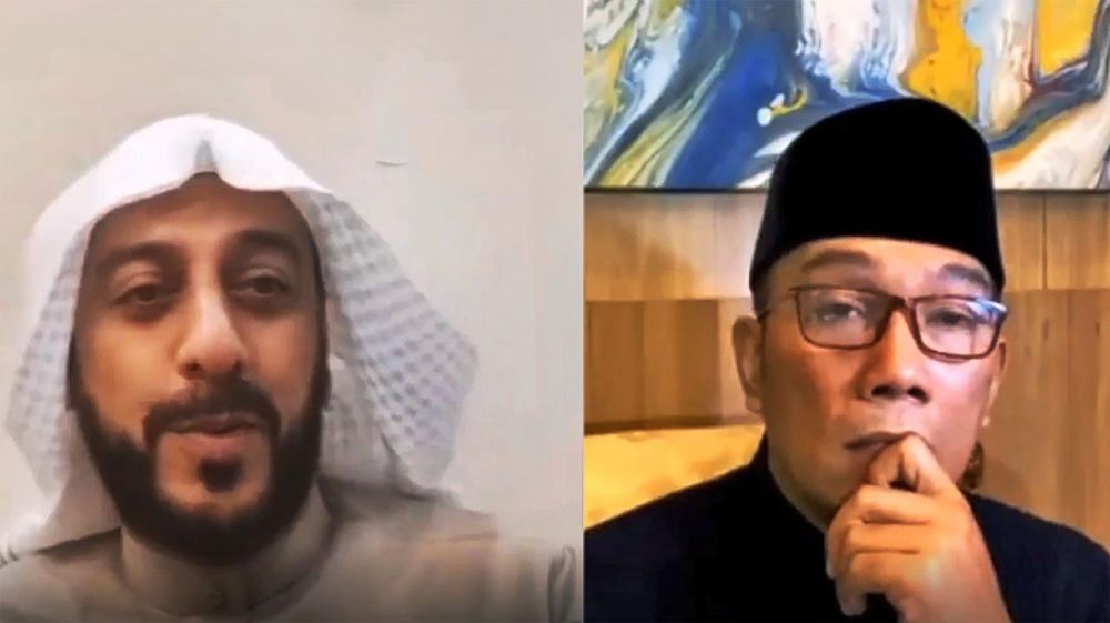 Syaikh Ali Jaber dan Ridwan Kamil
