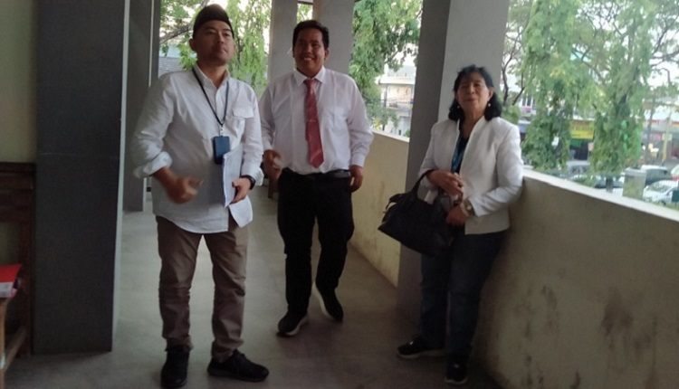 Ketua Bidang Hukum DPP RPA Perindo Amriadi Pasaribu di PN Tangerang.