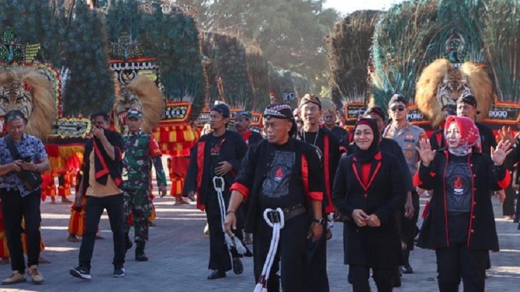 Pegelaran “Serenade Reog Obyok” di Ponorogo tampil meriah. SP/ PON