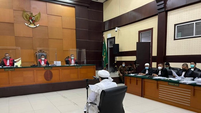 Sidang HRS di Pengadilan Negeri Jakarta Timur