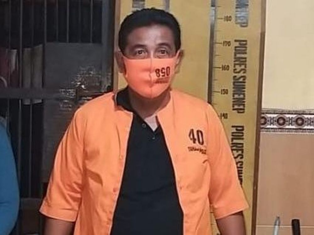 Ainur Rofiq, suami yang bakar istri di Sumenep. SP/ DECOM