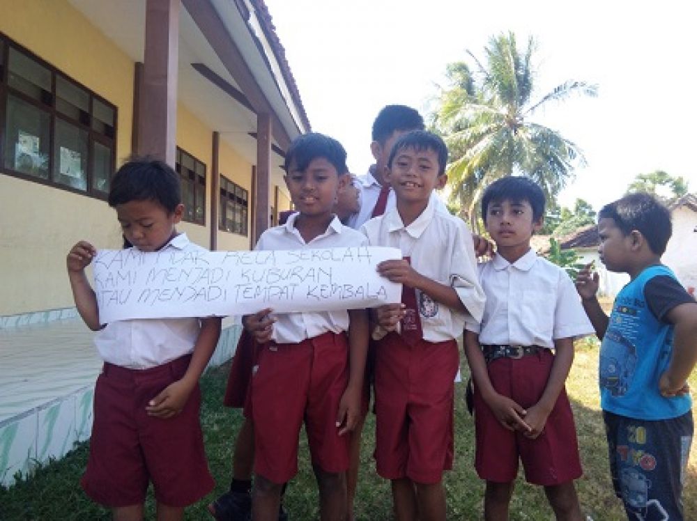 Salah satu SD di Sumenep yang minim siswa. SP/ Haz