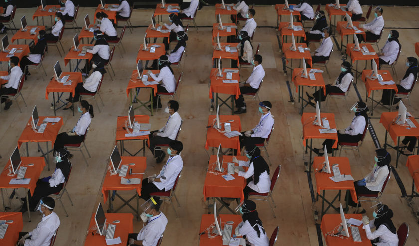 Alasan keterbatasan anggaran menjadi pertimbangan kenapa kebijakan rekrutmen CPNS 2021 ditiadakan. SP/PEMKAB BONDOWOSO