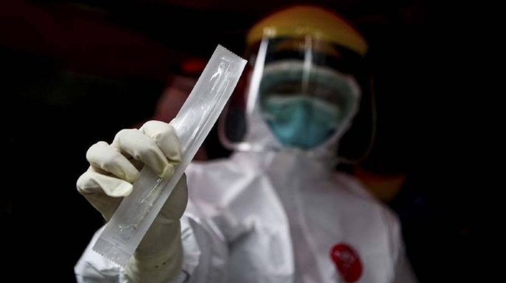 Ilustrasi alat swab Covid-19. SP/ Antara Foto