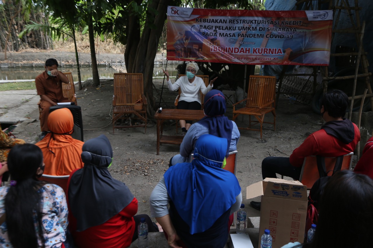 Komisi XI DPR RI dorong sektor usaha mikro kecil dan menengah (UMKM) di musim pandemi Covid-19. SP/ Julian
