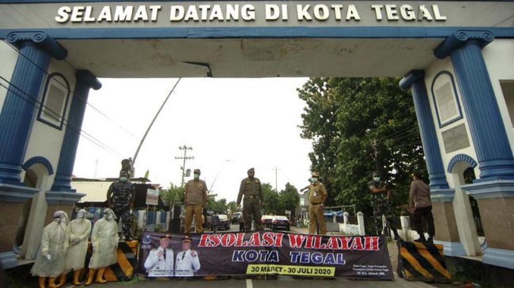 Kota Tegal akan melonggarkan PSBB. SP. CNN