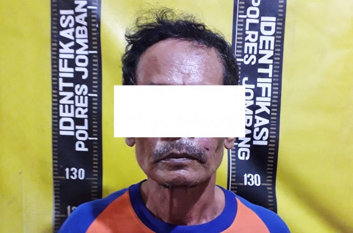 Kasan Trimojo, pelaku pencabulan.