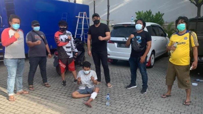 Tersangka curanmor yang berhasil diamankan Unit Resmob Satreskrim Polrestabes Surabaya.
