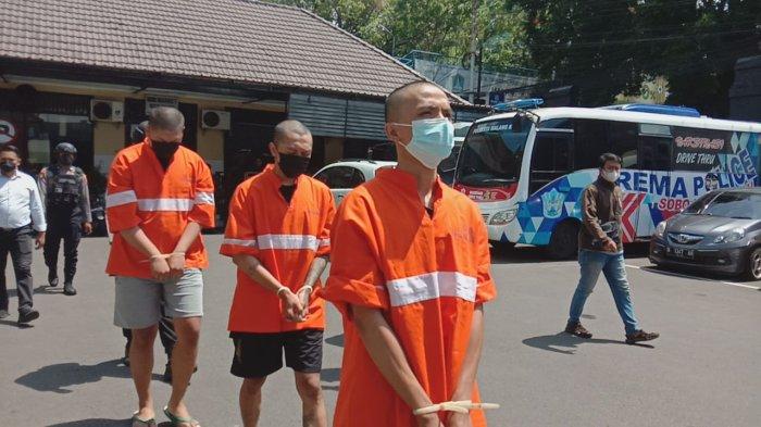 3 dari 4 tersangka pelaku pengeroyokan di Malang.