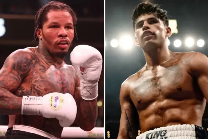 Gervonta Davis dan Ryan Garcia. Foto: The Sun.