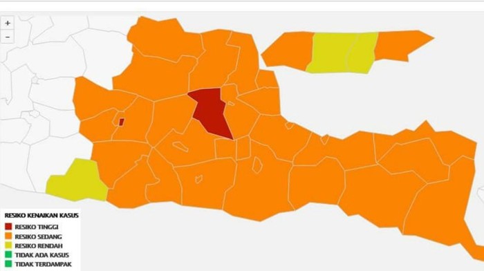 Trenggalek kembali dari zona merah ke zona oranye SP/DECOM