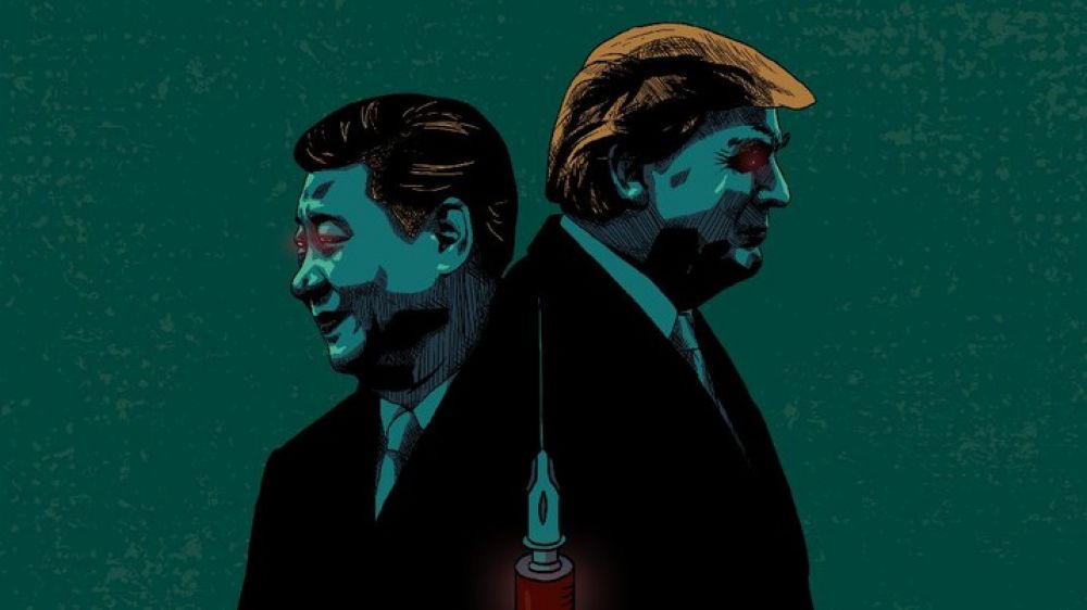  Infografis/Perlombaan Temukan Vaksin Corona: Xi Jinping Ungguli Trump. SP/ CNBC 