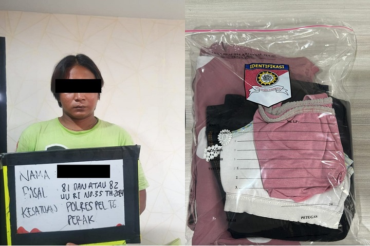 Kolase pelaku dan barang bukti yang diamankan polisi. SP/Ari