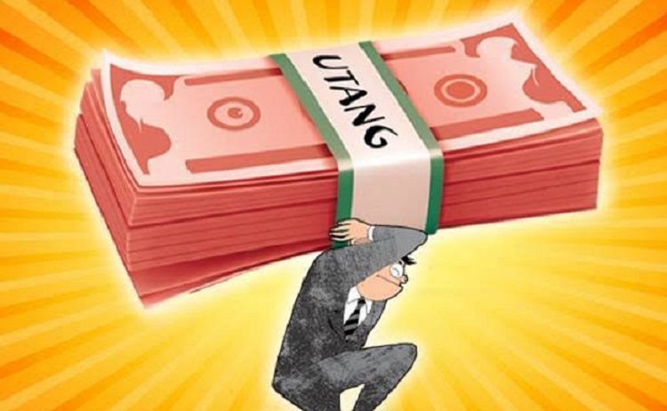 Illustrasi utang RI naik tembus angka Rp 7.805 triliun. SP/ JKT