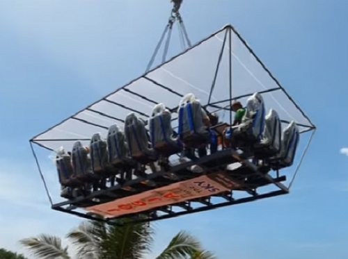 Wahana Ngopi  in The Sky Gunungkidul Yogyakarta