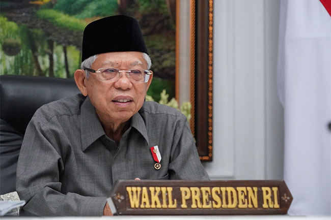 Wakil Presiden RI Ma'ruf Amin. Foto: Setwapres.
