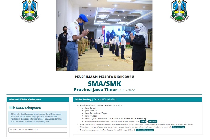 PPDB SMK negeri tahun ini membuka jalur baru yakni jalur zonasi. Pendaftaran online PPDB SMK Negeri jalur zonasi dibuka mulai 24 Mei 2021 hingga 25 Mei 2021. SP/PPDBJATIM.NET