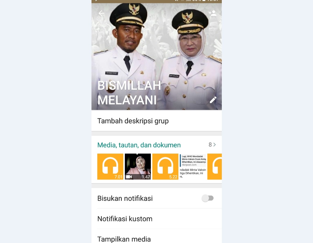 Logo pasangan Bupati Sumenep, Achmad Fauzi SH, MH & Hj. Dewi Khalifah SH.MH.M.Pdi. ( screenshot / Ainur Rahman/ SP)